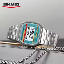 SKMEI 2514 Electronic Digital Stopwatch Alarm Display Week Watches Retro Style Clock Men's Relogio Masculin Reloj Hombre homme