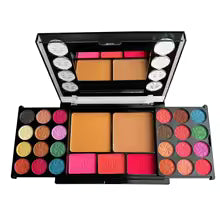 37 Colors Makeup Palette Kit Mini Travel Size Eyeshadow Blush Pressed Powder Lipstick Set Korean Cosmetics Women Waterproof
