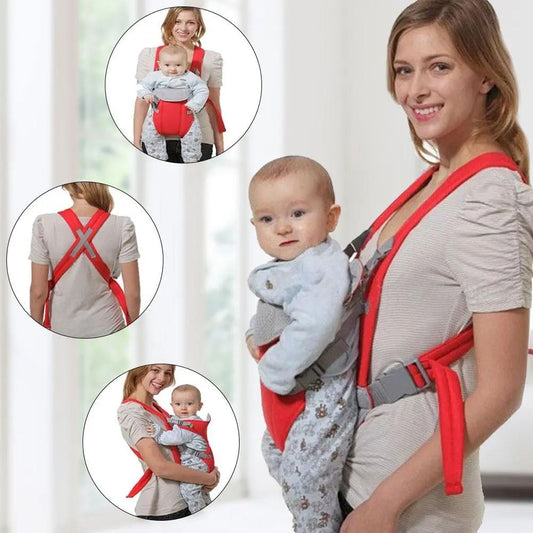 Multicolor Adjustable Baby Carrier Strong Material Safety Belt Adapt to Newborn Infant & Toddler of 3 to 18 Month Backpack